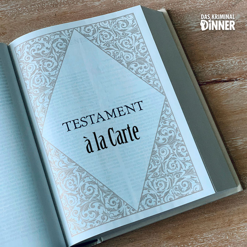 Testament à la Carte - Das Kriminal Dinner im CARE